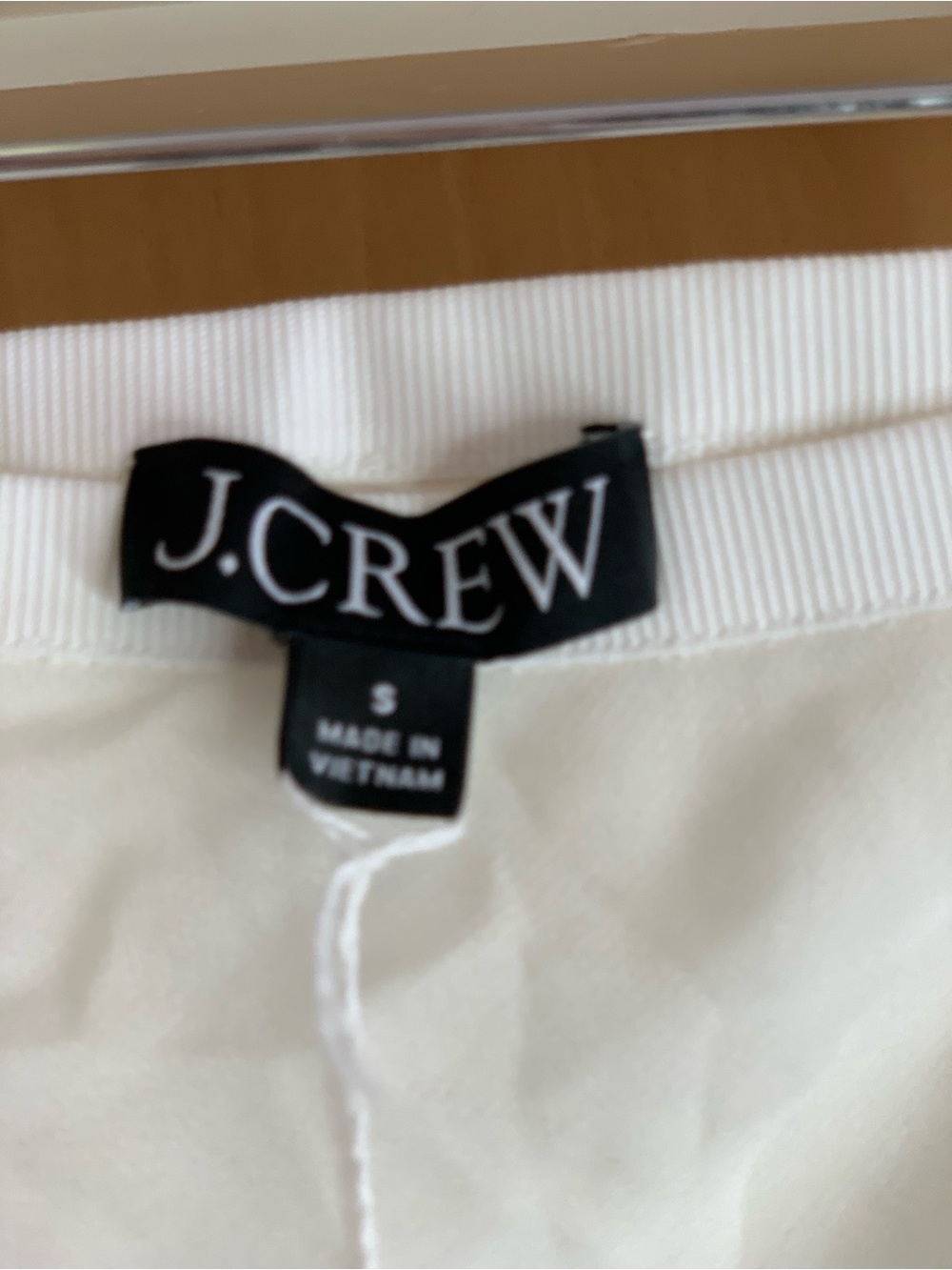 J.Crew Off-white Sheer Elastic Waist Maxi Skirt. Size-Small Resort Chic - Picture 2 of 4